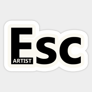 Esc Artist Sticker